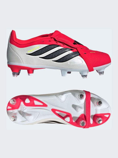 adidas Red Predator League Fold-Over Tongue Soft Ground Football Boots image 6