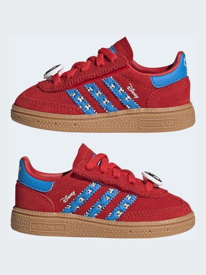 adidas Originals Red Disney Handball Spezial Comfort Closure Elastic Lace Shoes image 3