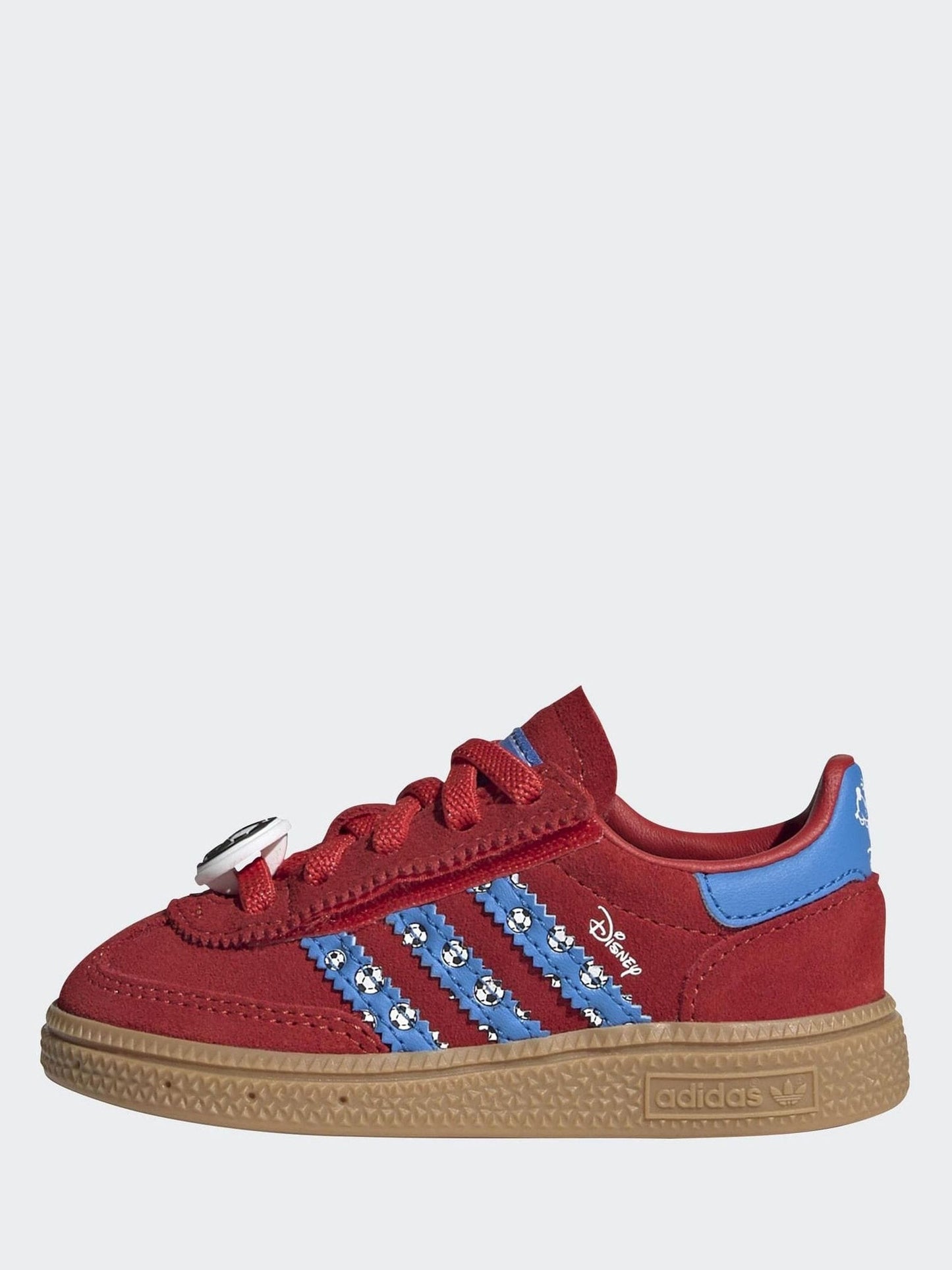 adidas Originals Red Disney Handball Spezial Comfort Closure Elastic Lace Shoes image 9