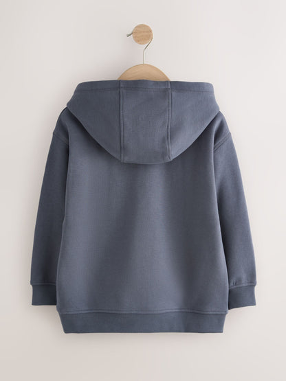 Dsiney Kidz - Grey Blue Skull Overhead Hoodie (3-16yrs) image 3