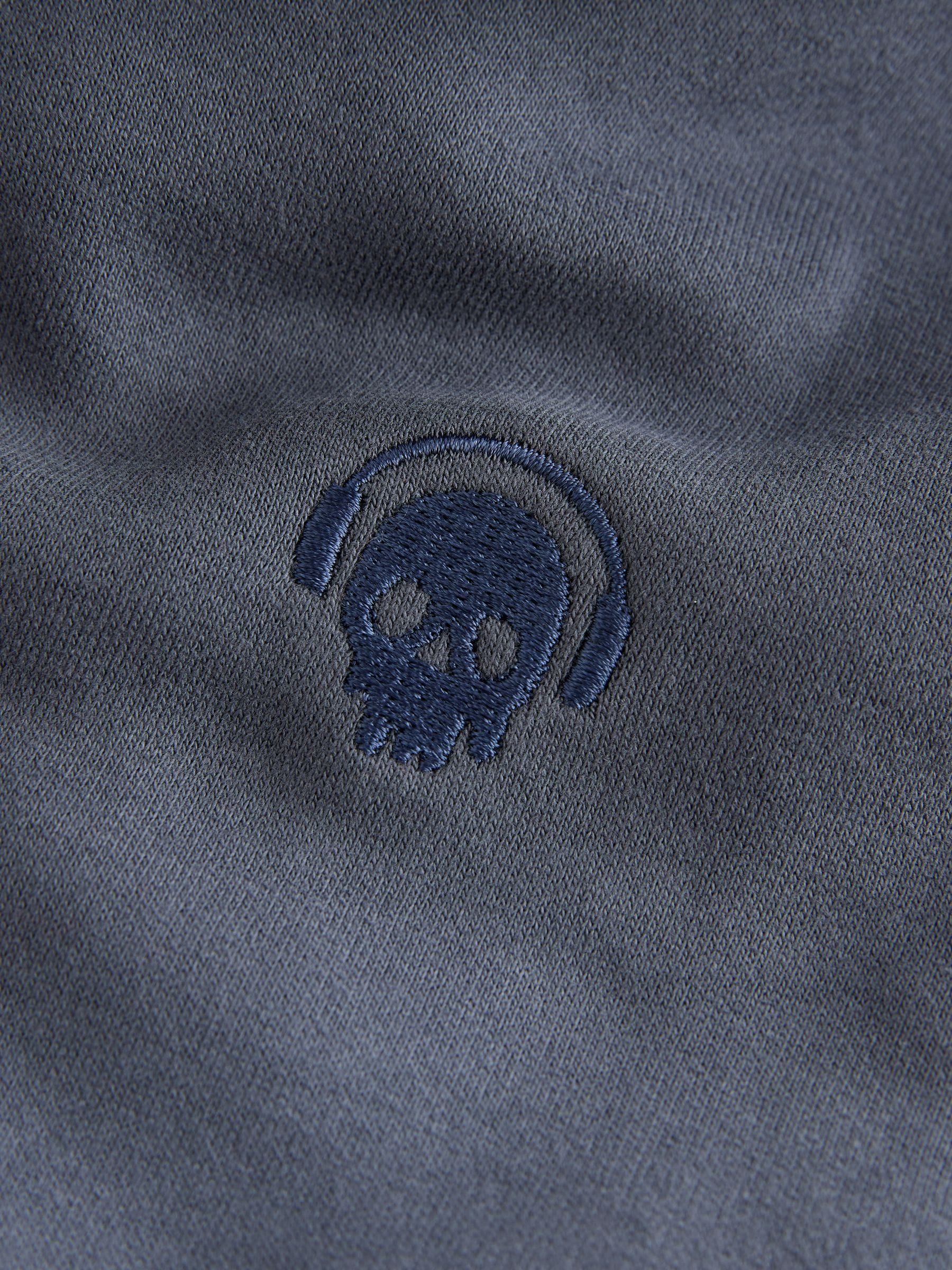 Dsiney Kidz - Grey Blue Skull Overhead Hoodie (3-16yrs) image 4