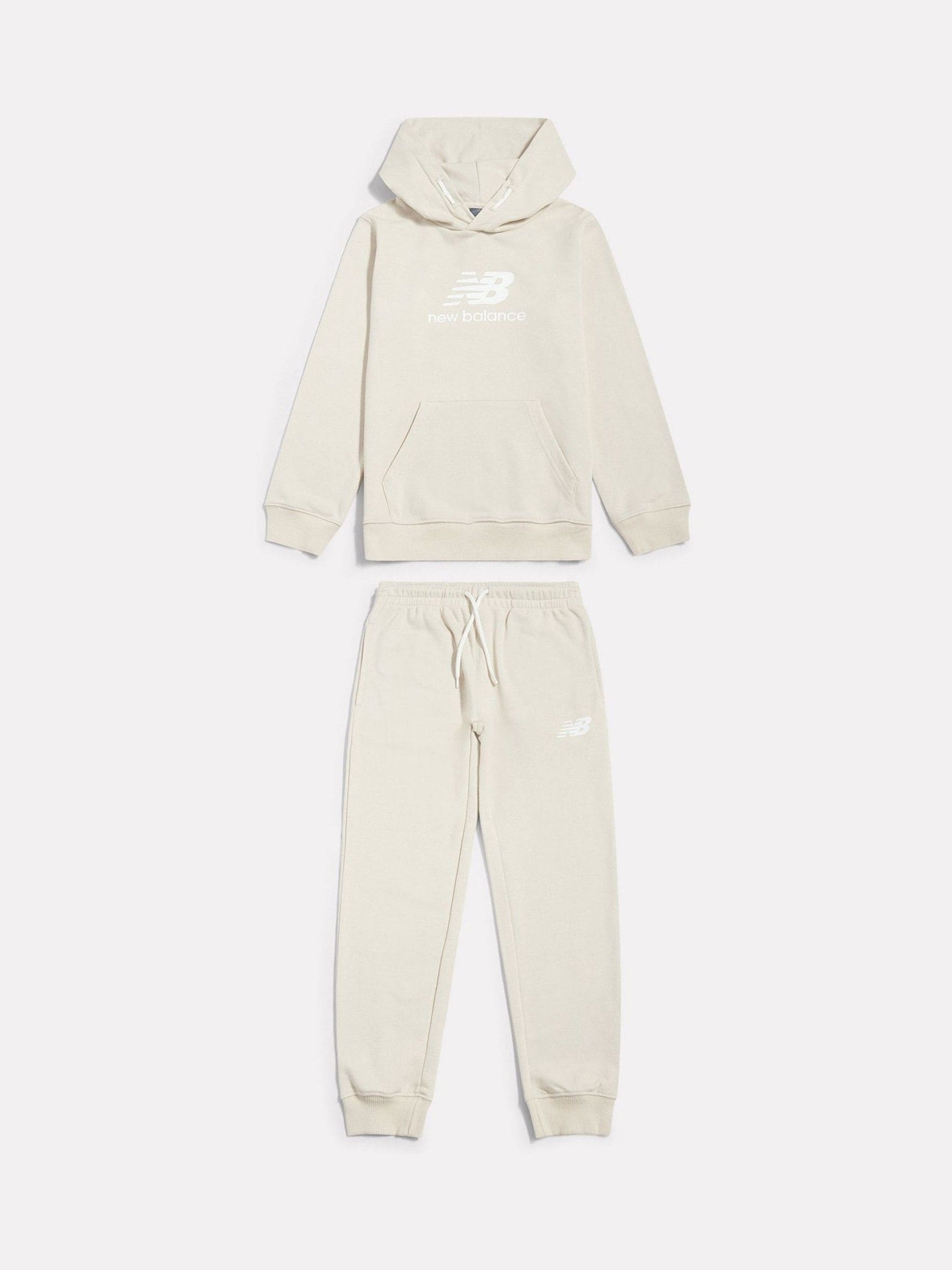 Dsiney Kidz - New Balance Natural Stacked Logo Hoodie and Joggers Set image 1