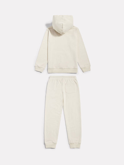 Dsiney Kidz - New Balance Natural Stacked Logo Hoodie and Joggers Set image 2
