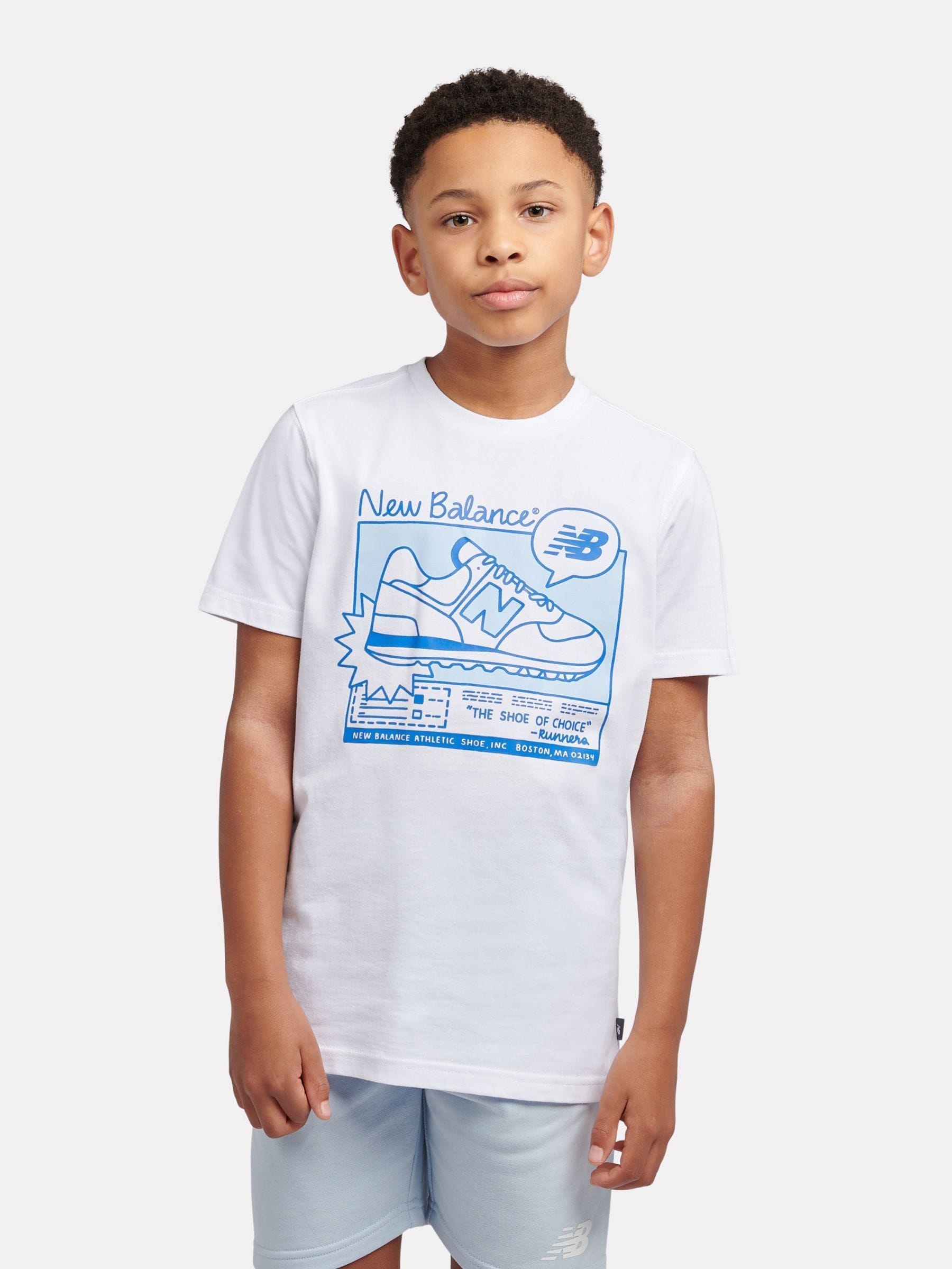 Dsiney Kidz - New Balance White Greatest Hits Graphic T-Shirt & Shorts Set image 4