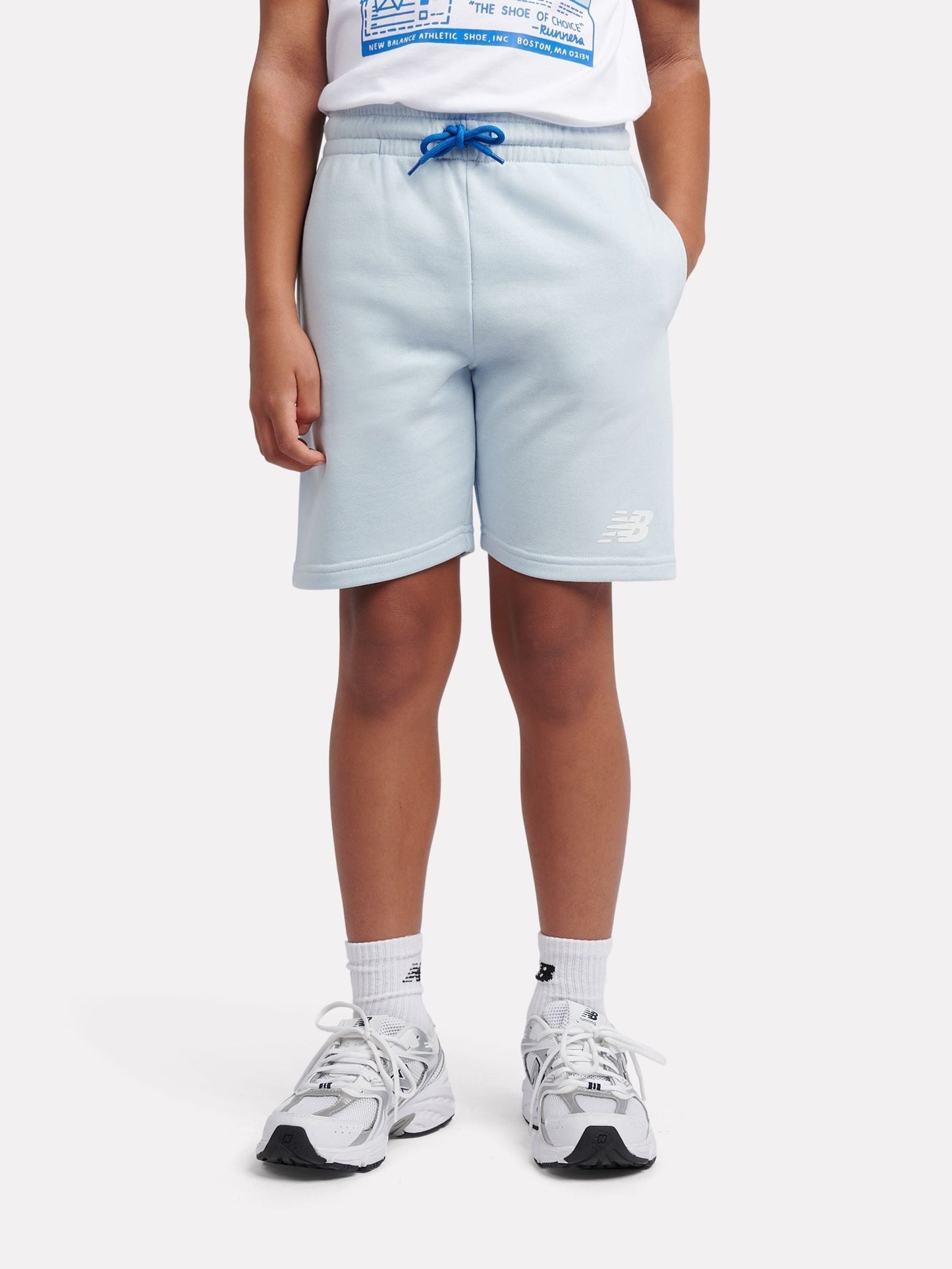 Dsiney Kidz - New Balance White Greatest Hits Graphic T-Shirt & Shorts Set image 5
