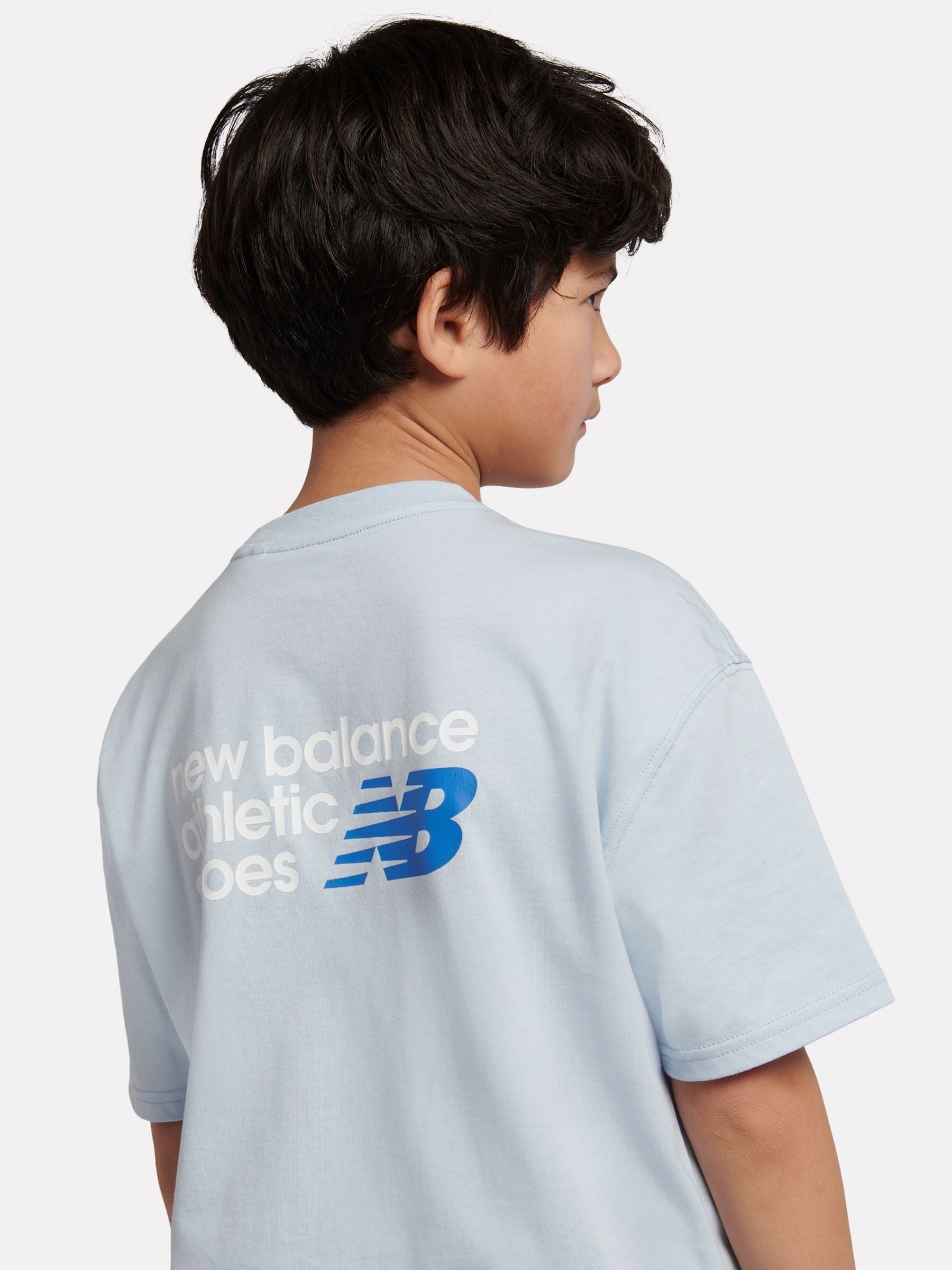 Dsiney Kidz - New Balance Blue Athletics Relaxed Premium Graphic T-Shirt image 1