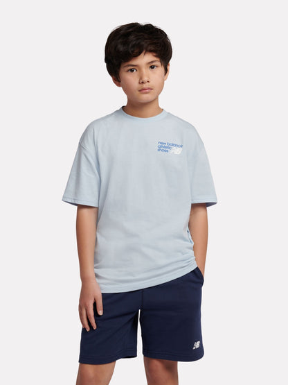 Dsiney Kidz - New Balance Blue Athletics Relaxed Premium Graphic T-Shirt image 2