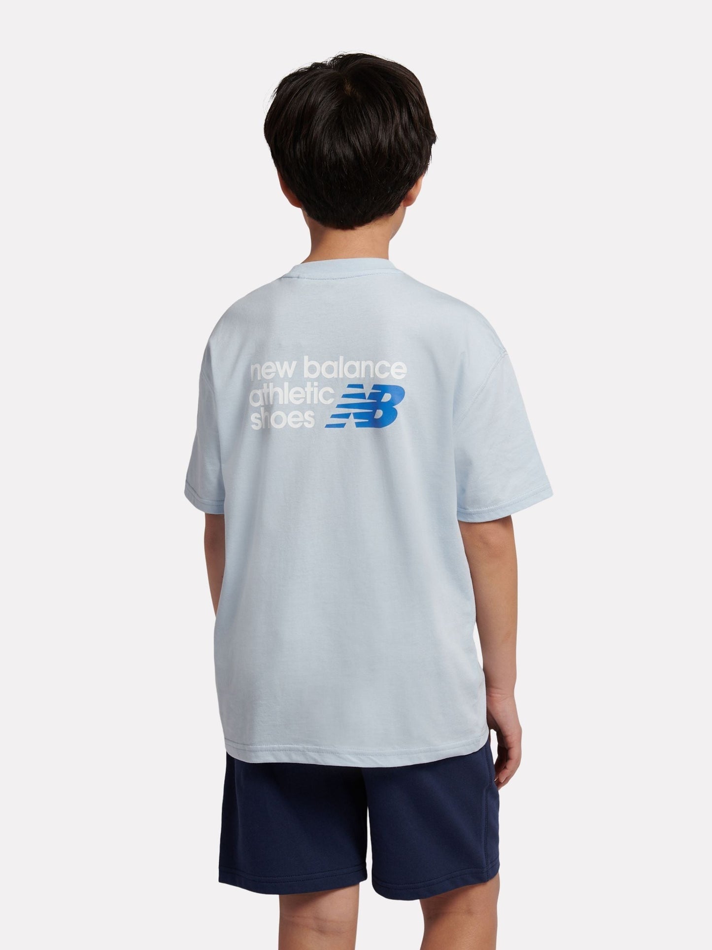 Dsiney Kidz - New Balance Blue Athletics Relaxed Premium Graphic T-Shirt image 4