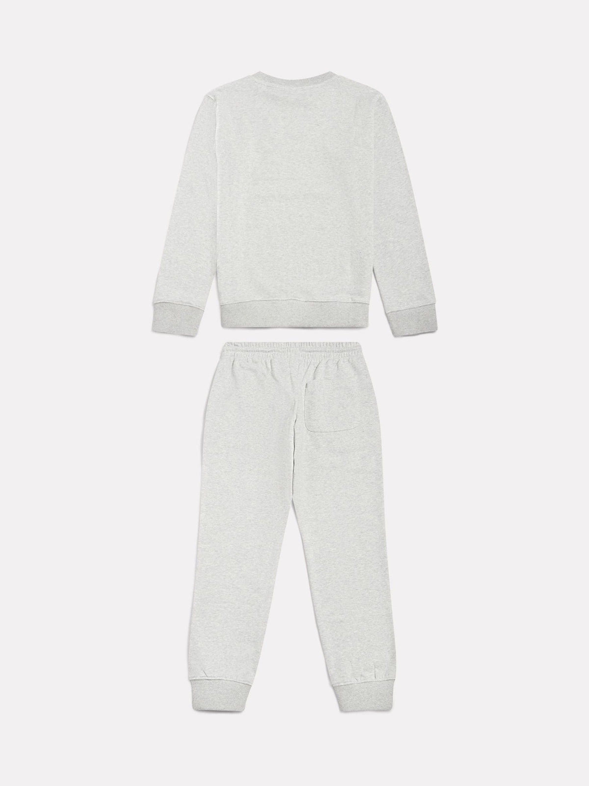Dsiney Kidz - New Balance Grey FT Stacked Logo Crew & Joggers Set image 2