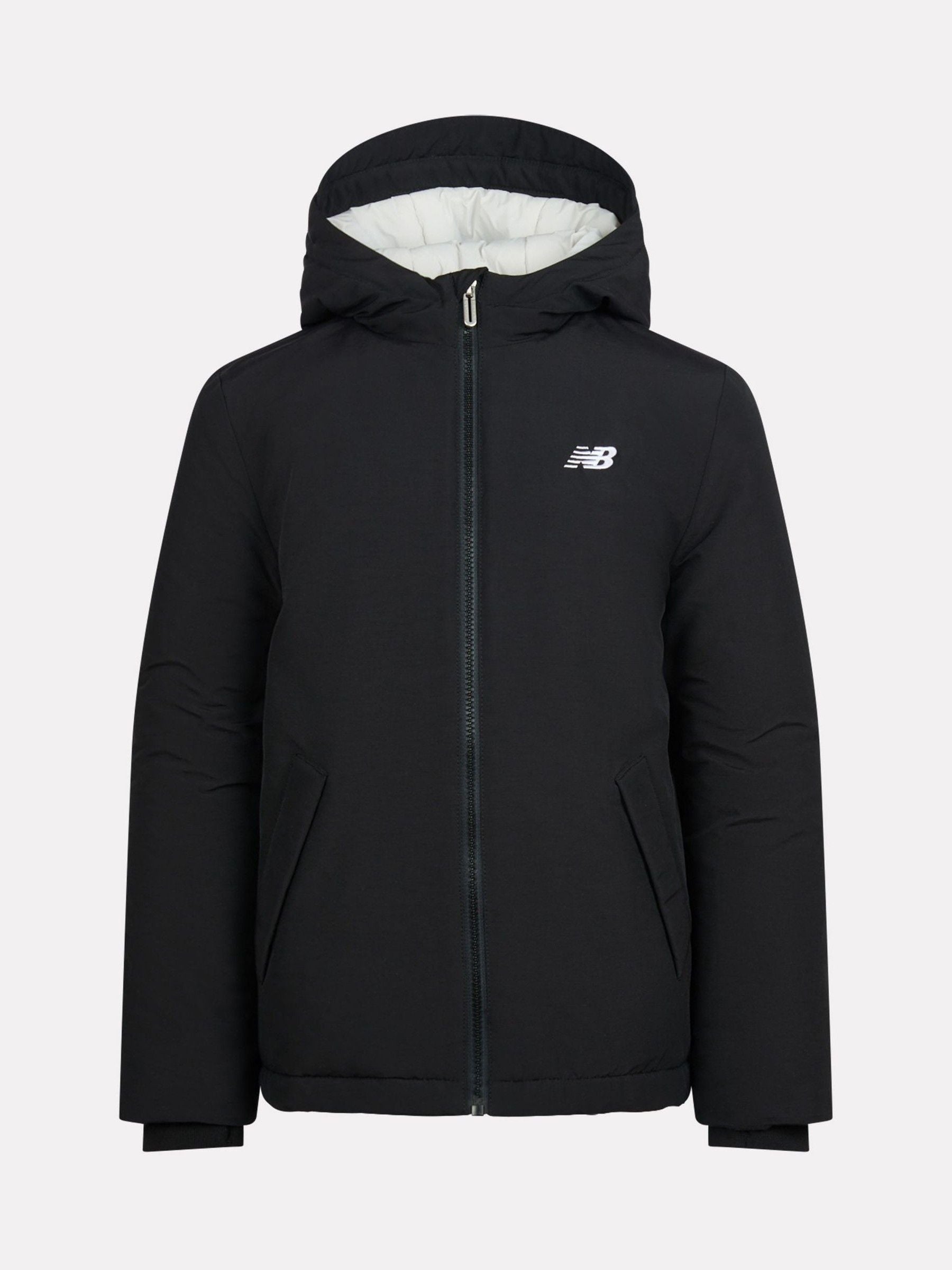 Dsiney Kidz - New Balance Black Lifestyle Contrast Puffer Hoodie image 1