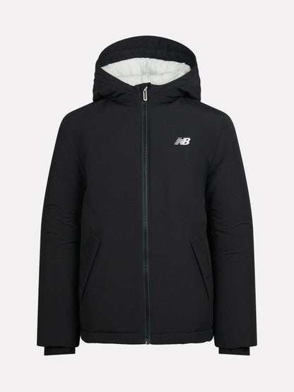 Dsiney Kidz - New Balance Black Lifestyle Contrast Puffer Hoodie image 1