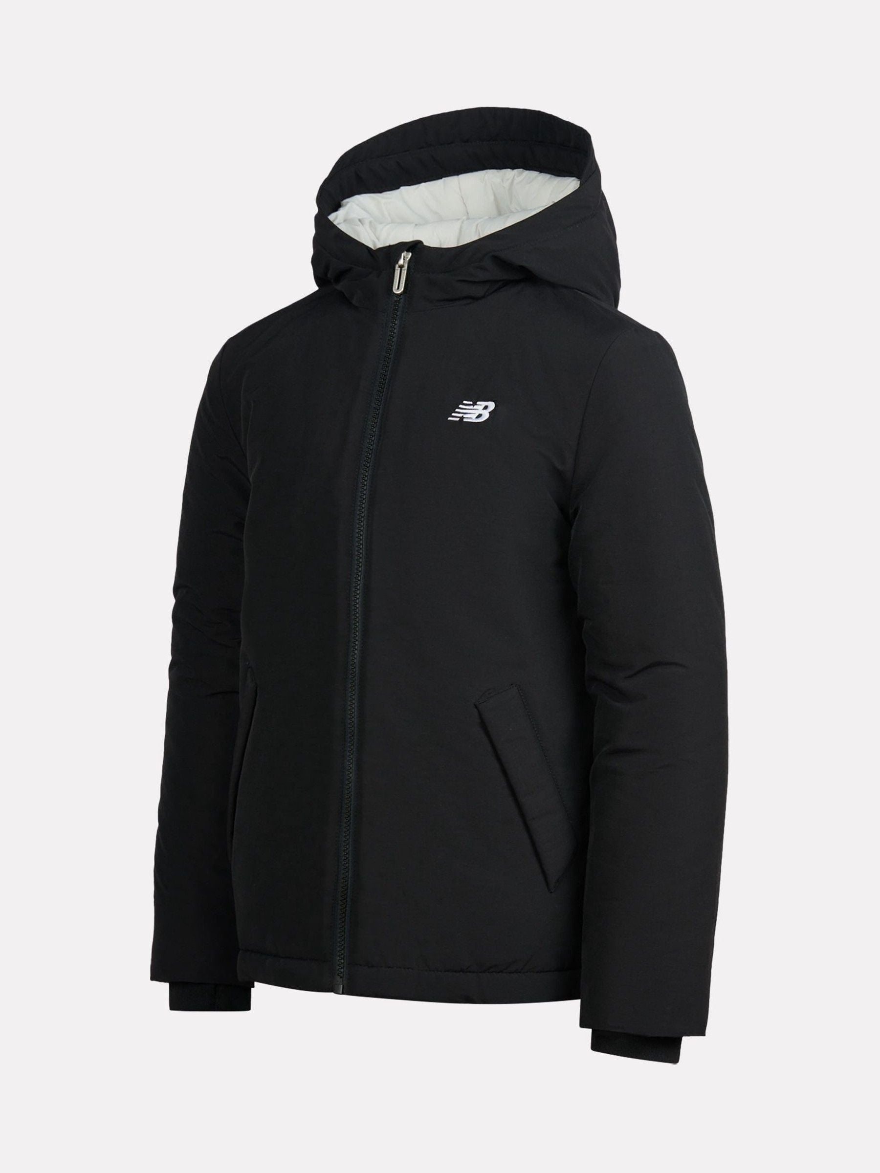Dsiney Kidz - New Balance Black Lifestyle Contrast Puffer Hoodie image 3