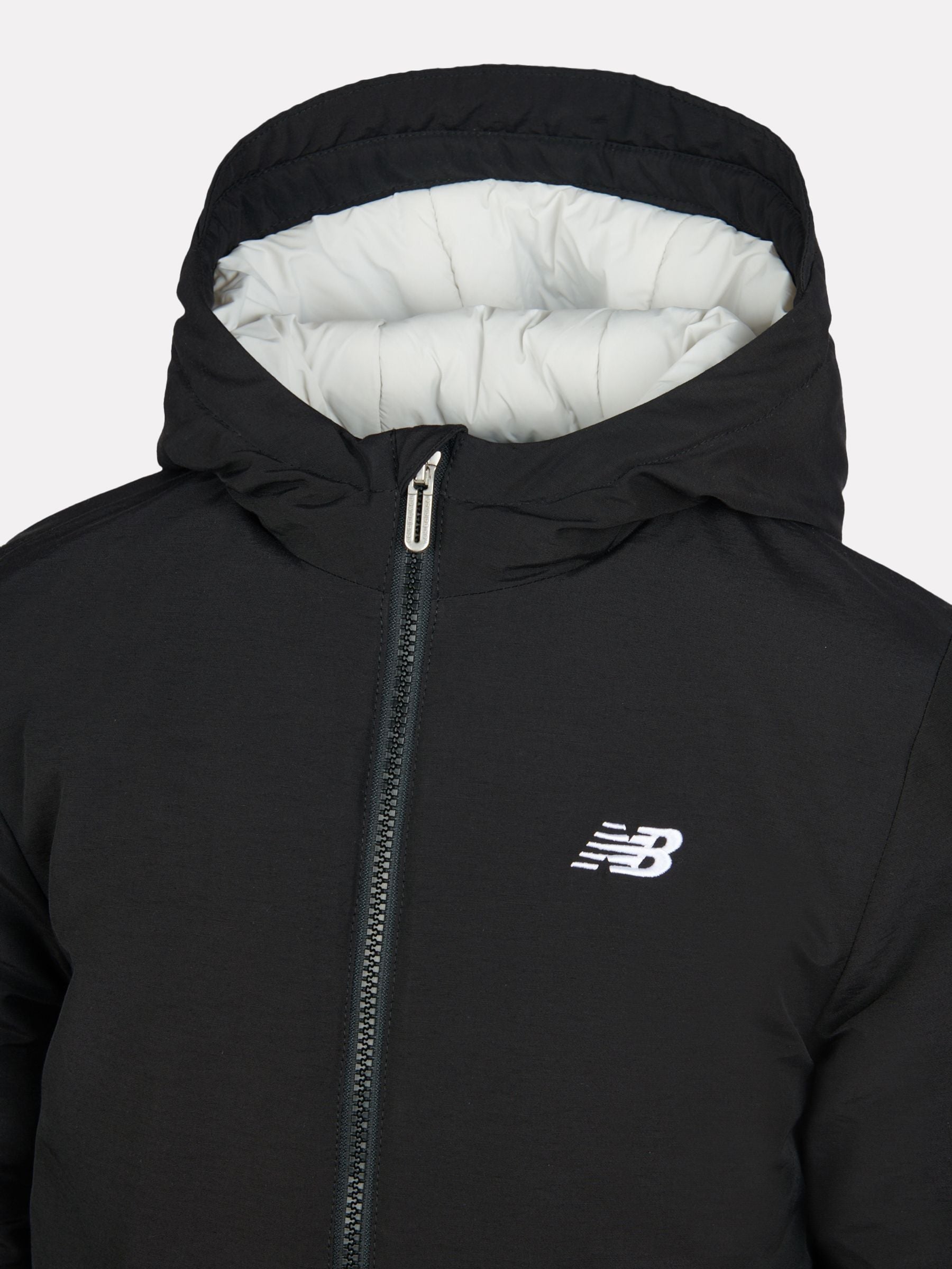 Dsiney Kidz - New Balance Black Lifestyle Contrast Puffer Hoodie image 4