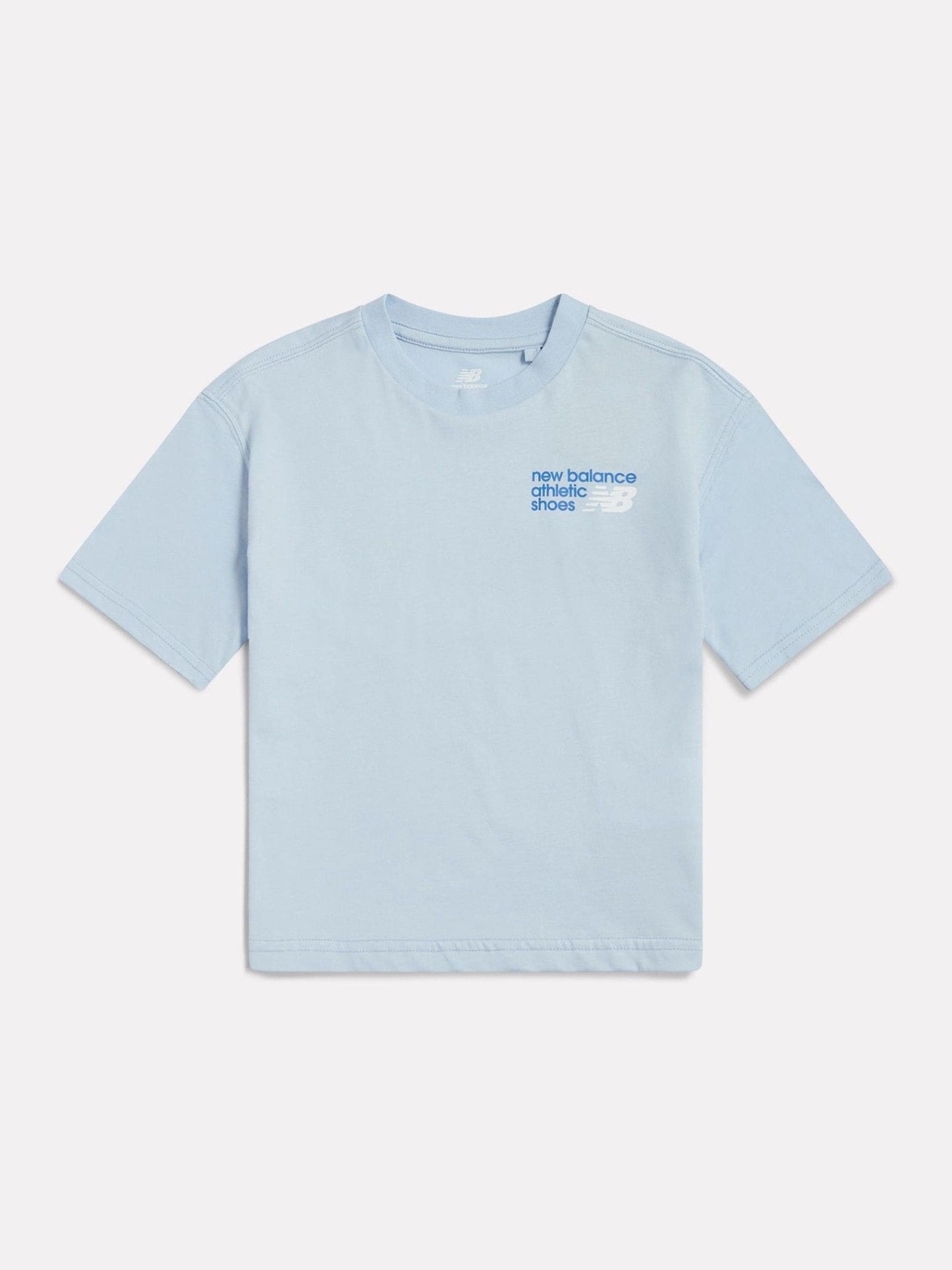 Dsiney Kidz - New Balance Blue Athletic Shoes Graphic T-Shirt image 1