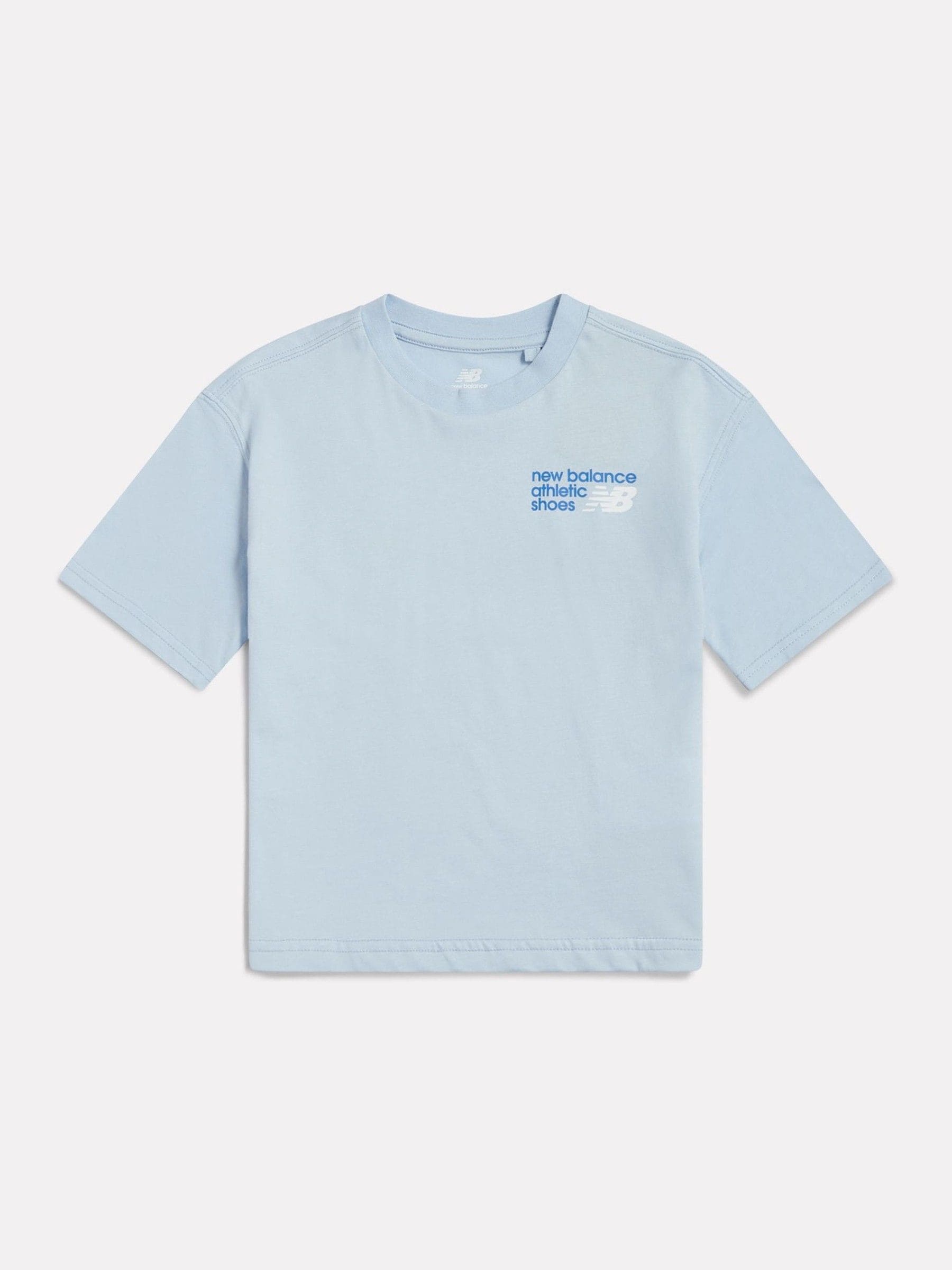 Dsiney Kidz - New Balance Blue Athletic Shoes Graphic T-Shirt image 1