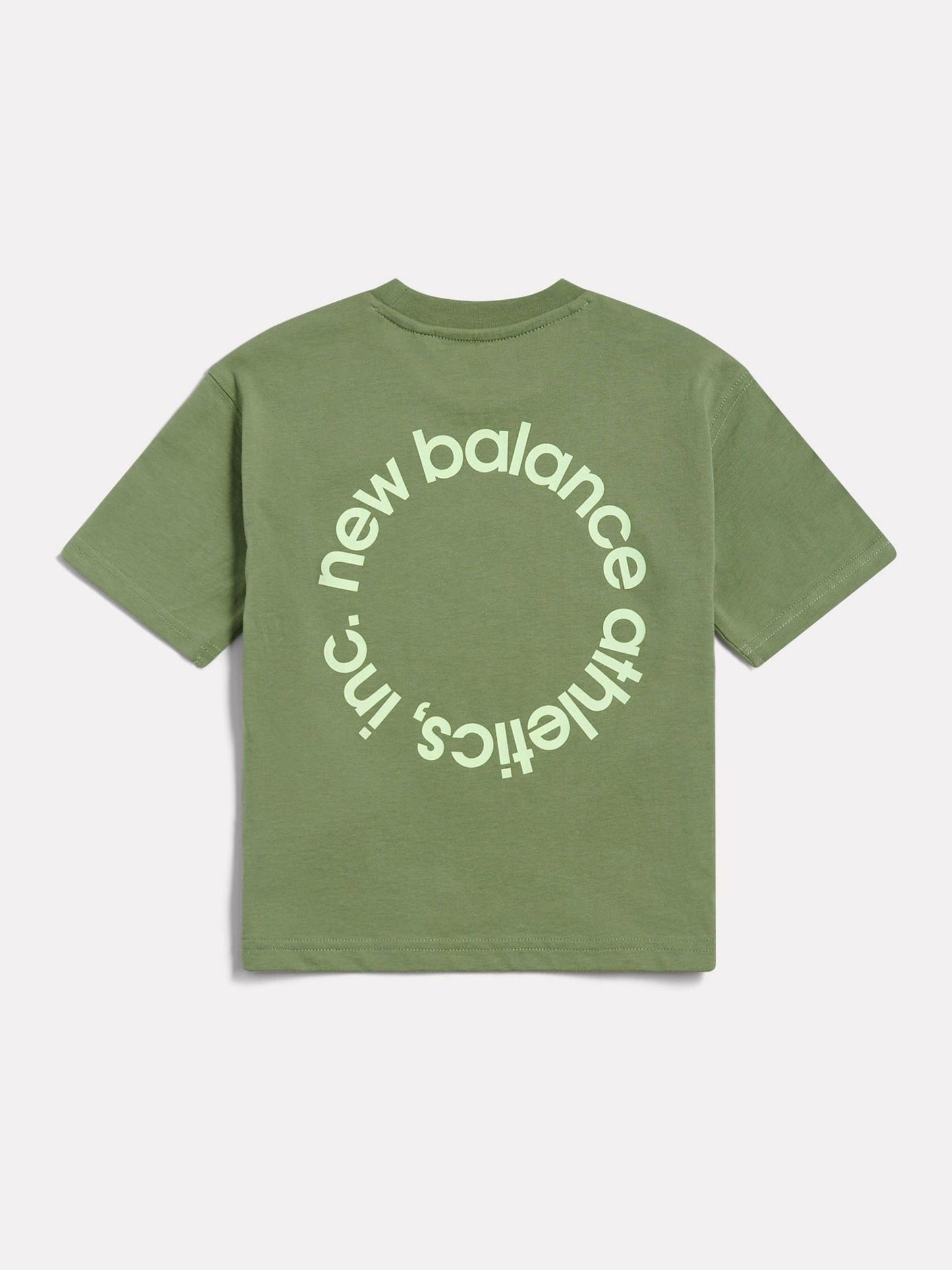 New Balance Green Circular Logo Graphic T-Shirt image 2