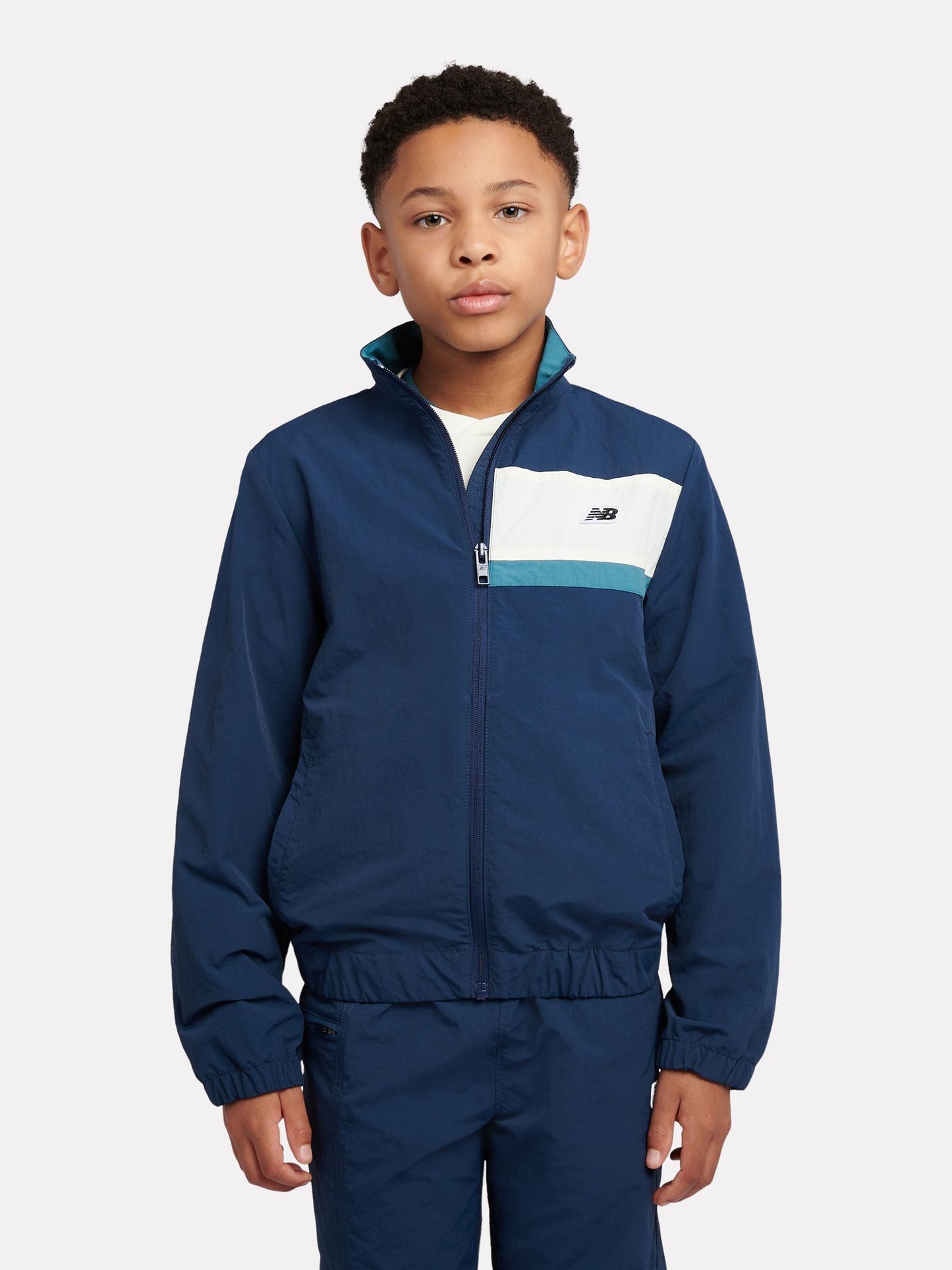 Dsiney Kidz - New Balance Blue Premium Panelled Track Jacket image 1