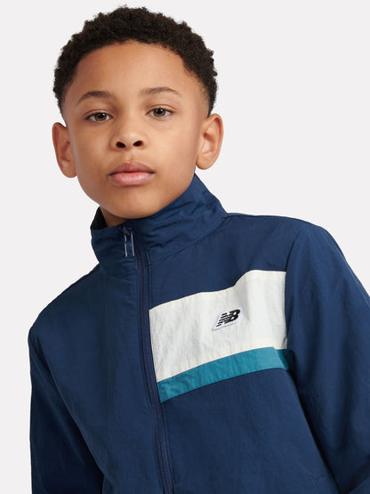 Dsiney Kidz - New Balance Blue Premium Panelled Track Jacket image 4