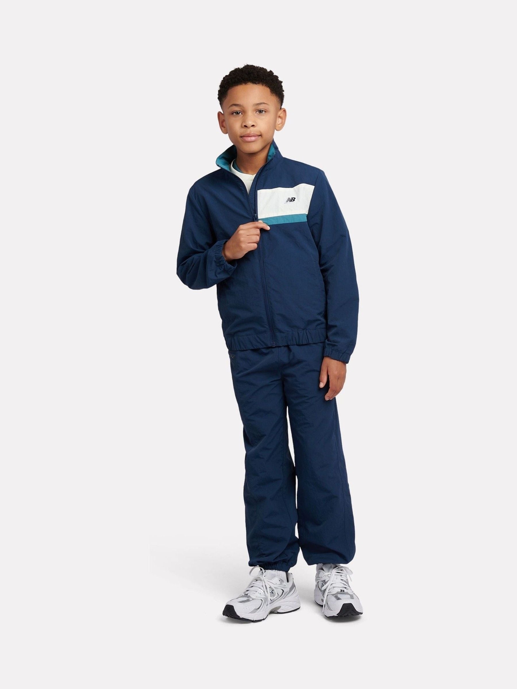 Dsiney Kidz - New Balance Blue Premium Panelled Track Jacket image 5