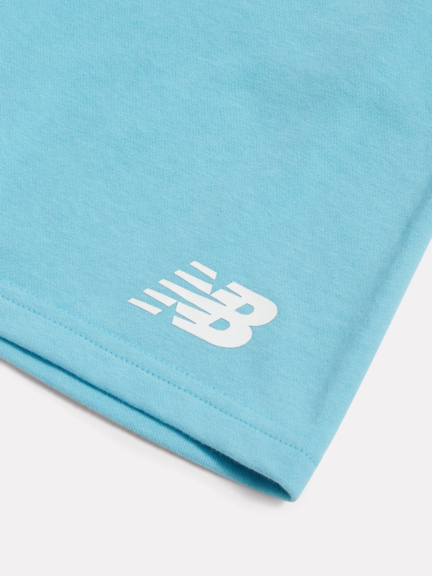 Dsiney Kidz - New Balance Light Blue Stacked Logo T-Shirt & Shorts Set image 5