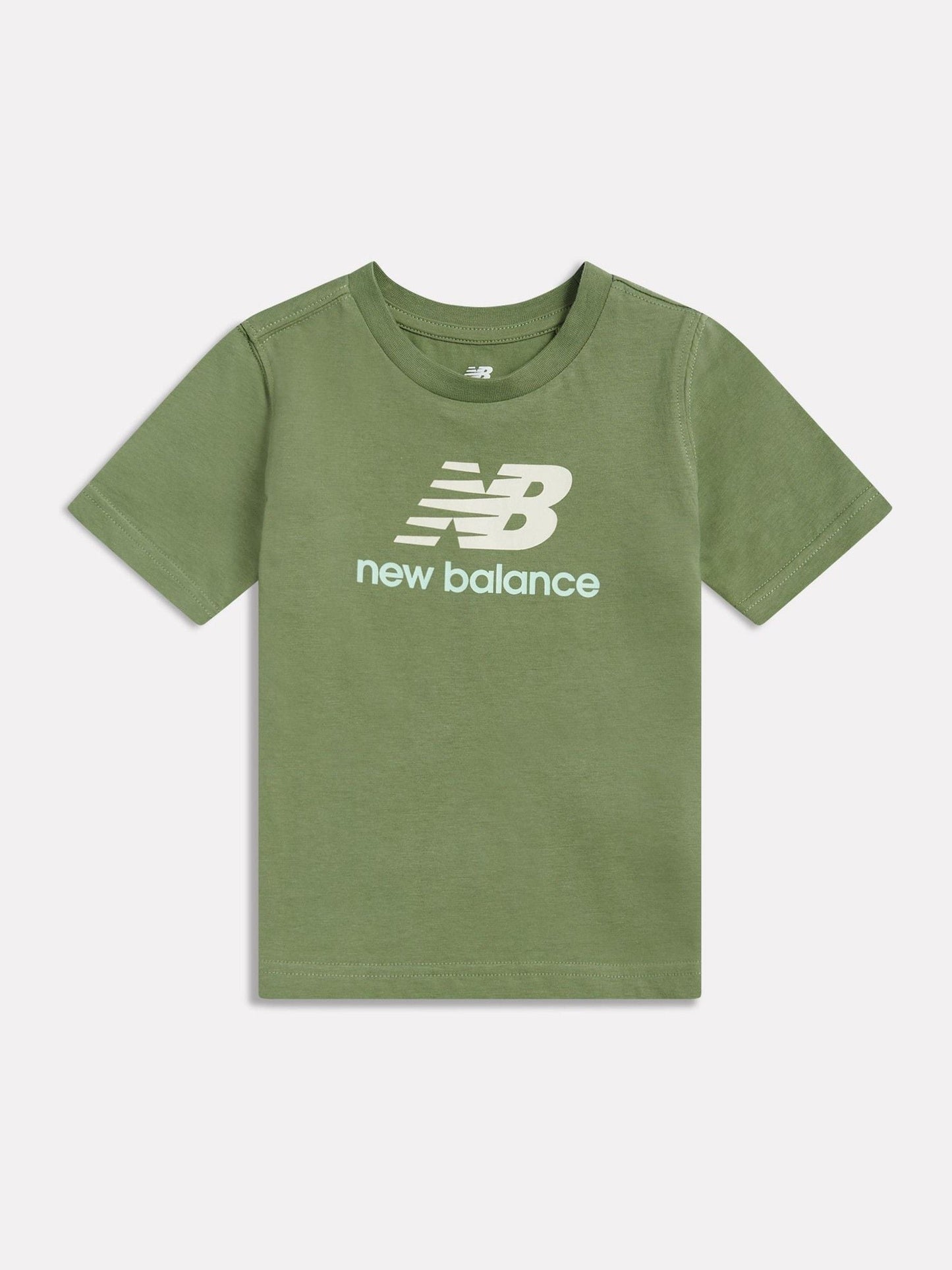 Dsiney Kidz - New Balance Green Jersey Stacked Logo T-Shirt image 6