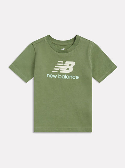 Dsiney Kidz - New Balance Green Jersey Stacked Logo T-Shirt image 6