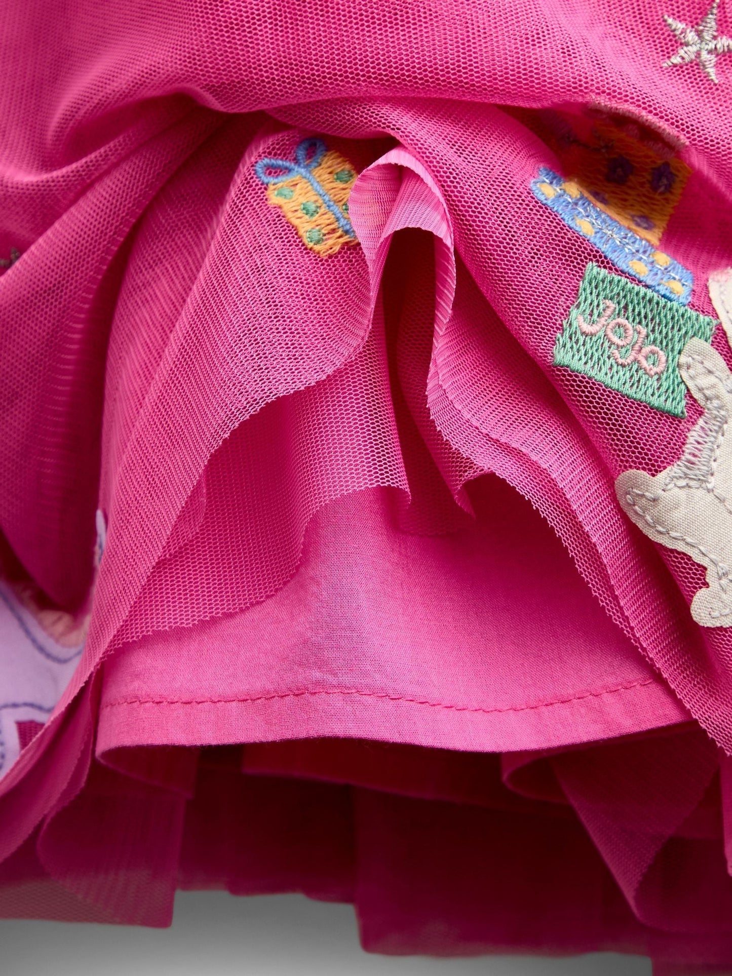 Dsiney Kidz - JoJo Maman Bébé Pink Party Friends Tulle Dress image 3