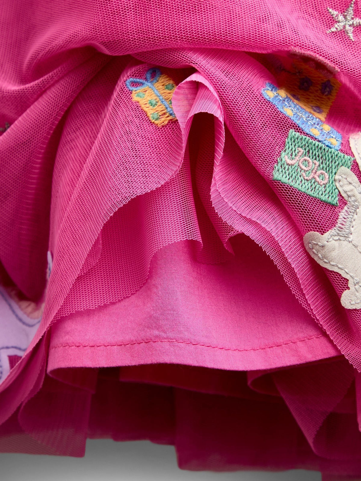 Dsiney Kidz - JoJo Maman Bébé Pink Party Friends Tulle Dress image 3