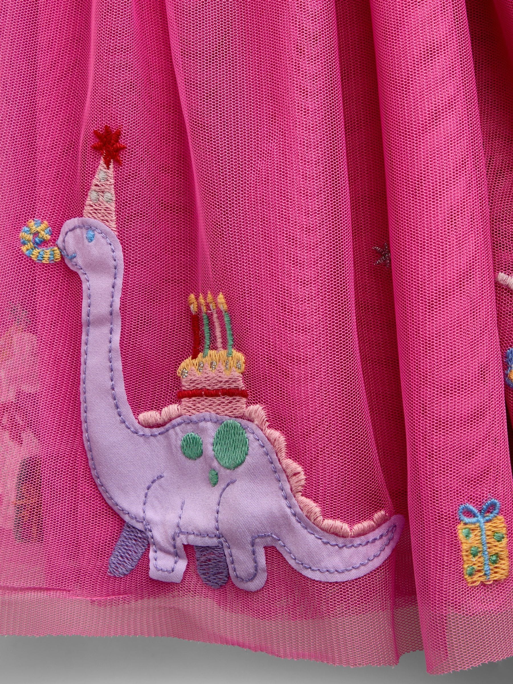 Dsiney Kidz - JoJo Maman Bébé Pink Party Friends Tulle Dress image 4