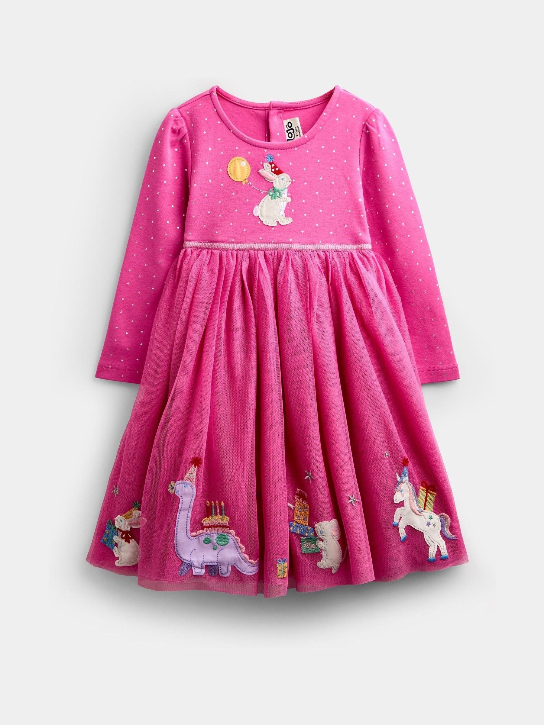 Dsiney Kidz - JoJo Maman Bébé Pink Party Friends Tulle Dress image 1