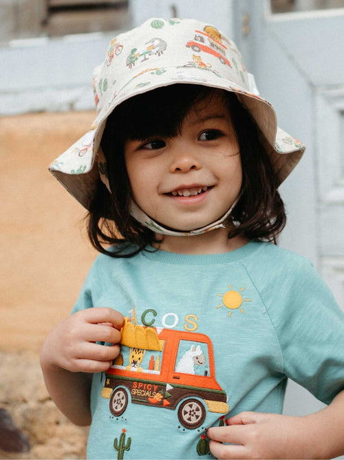 Purebaby Green Taco Truck Relaxed T-Shirt image 1