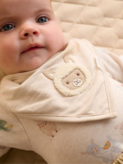 Purebaby Beige Bodysuit & Leggings Set 3 Piece image 2