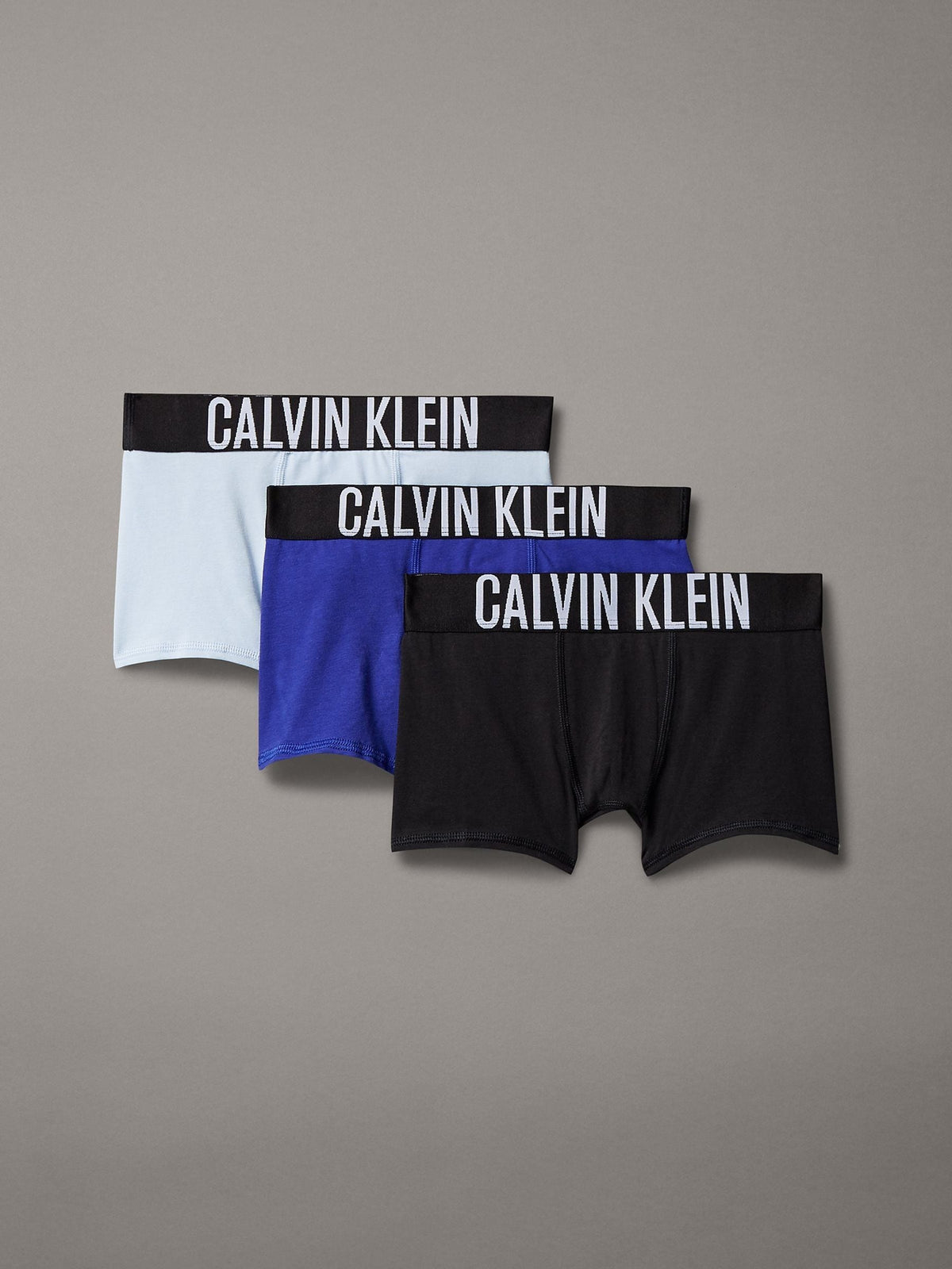 Dsiney Kidz - Calvin Klein Black/Blue/White Intense Power Trunks 3 Pack image 1
