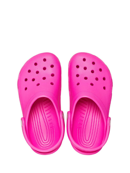 Crocs Bright Pink Kids Classic Clogs image 4