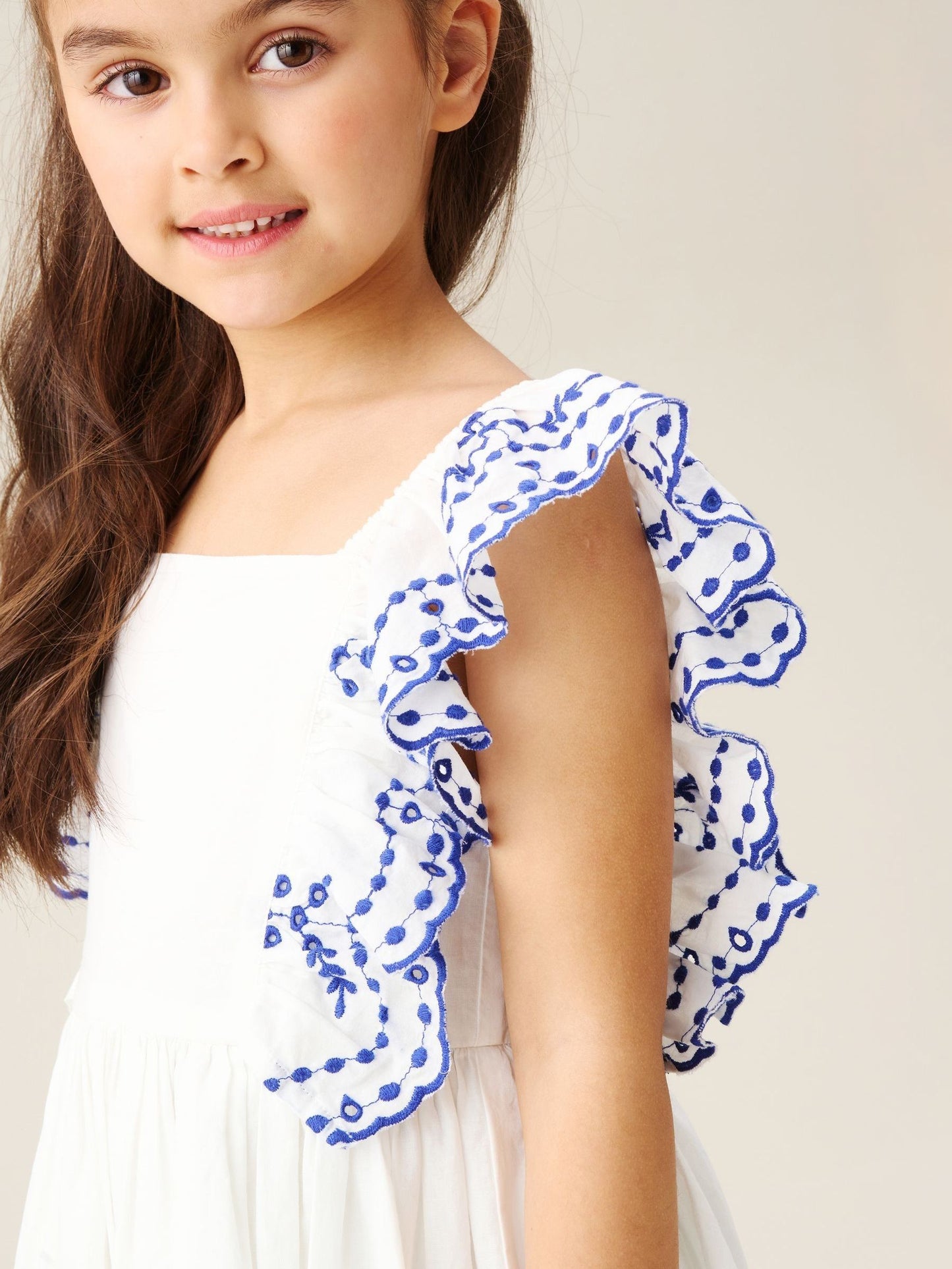 Angel & Rocket White Sophie Embriodered Dress image 4