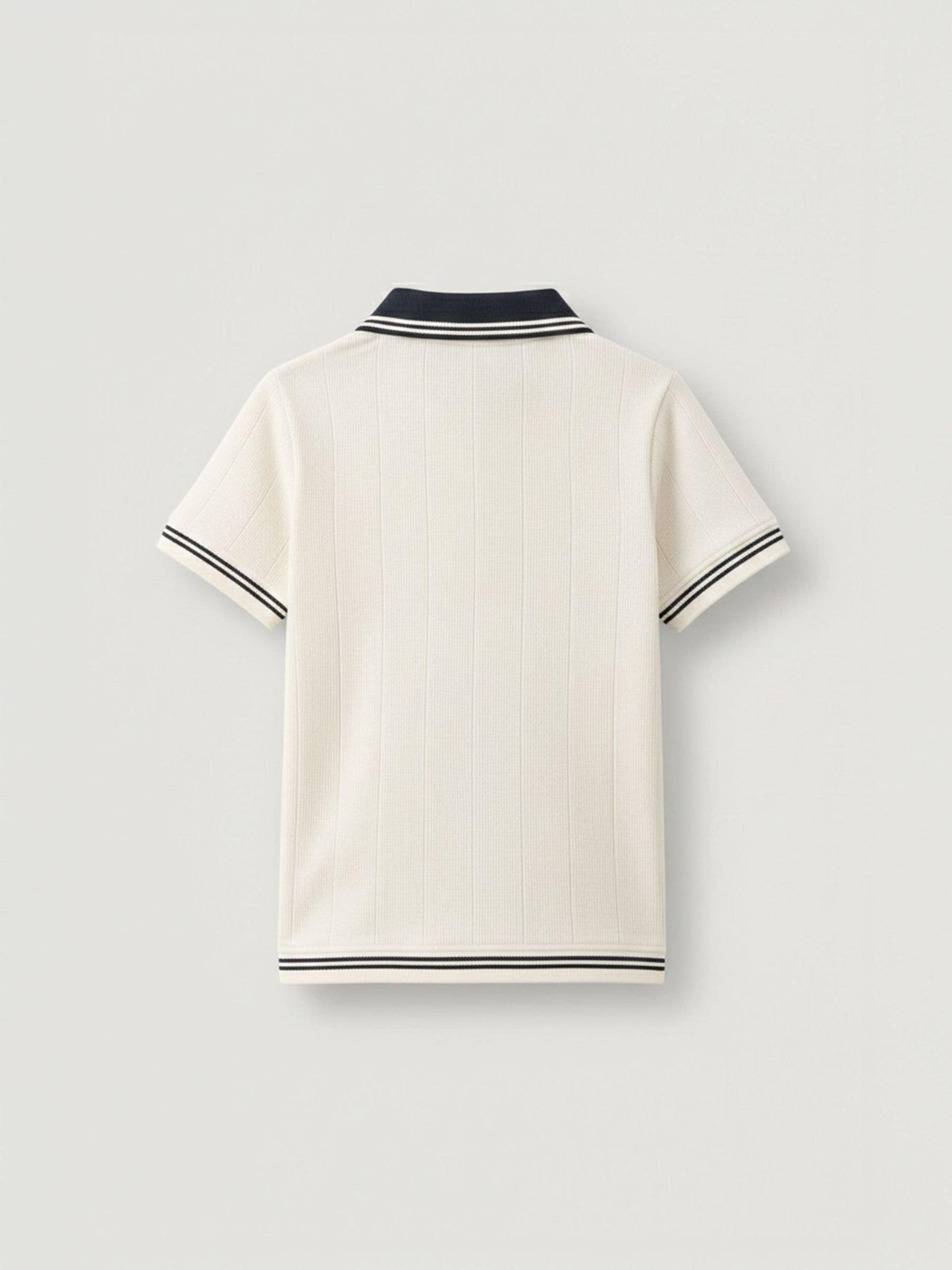 Dsiney Kidz - Angel & Rocket Cream Oakley Rib Contrast Polo Shirt image 5