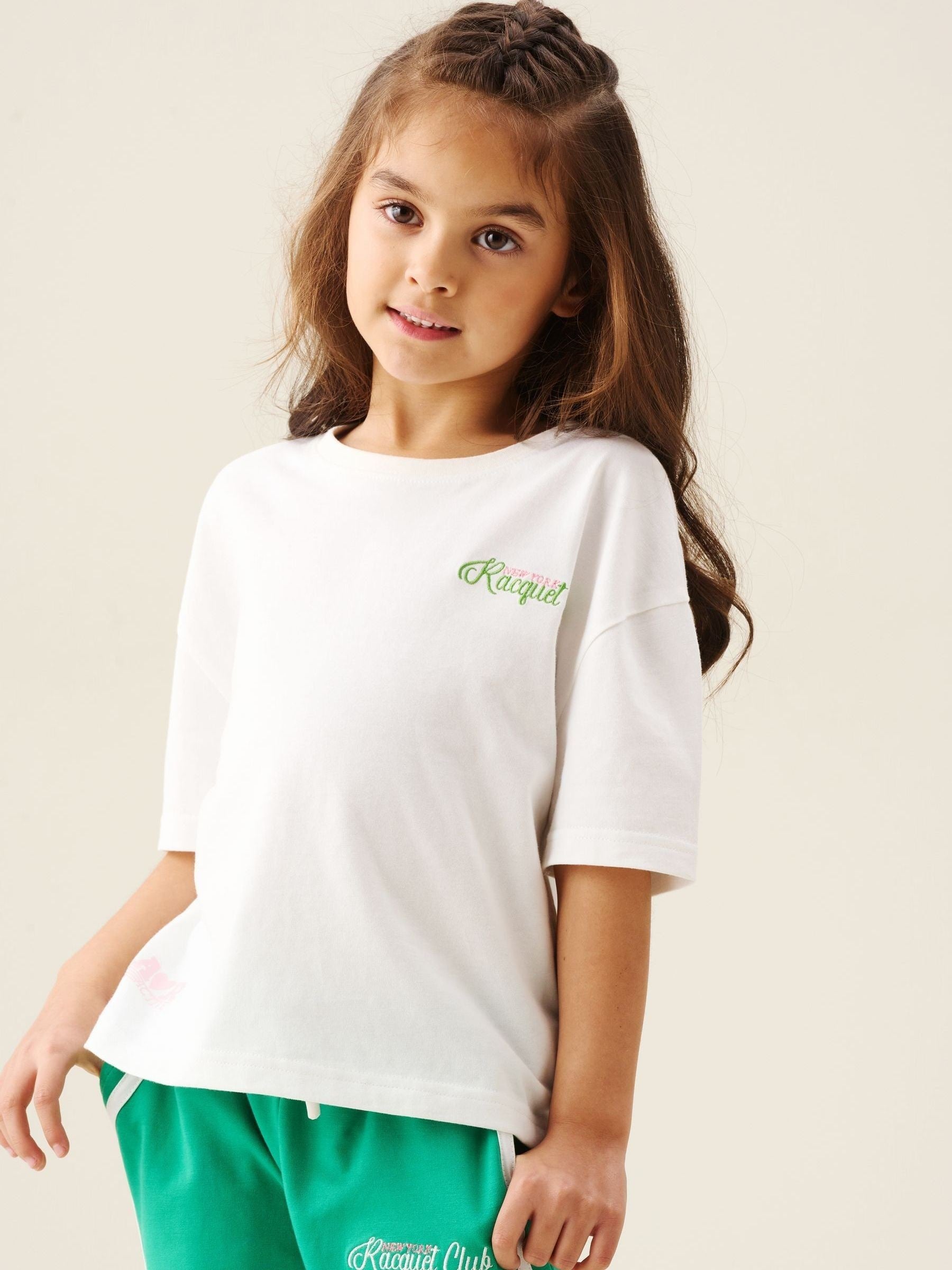 Dsiney Kidz - Angel & Rocket White Emma Tennis T-Shirt image 1