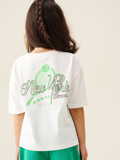 Dsiney Kidz - Angel & Rocket White Emma Tennis T-Shirt image 3
