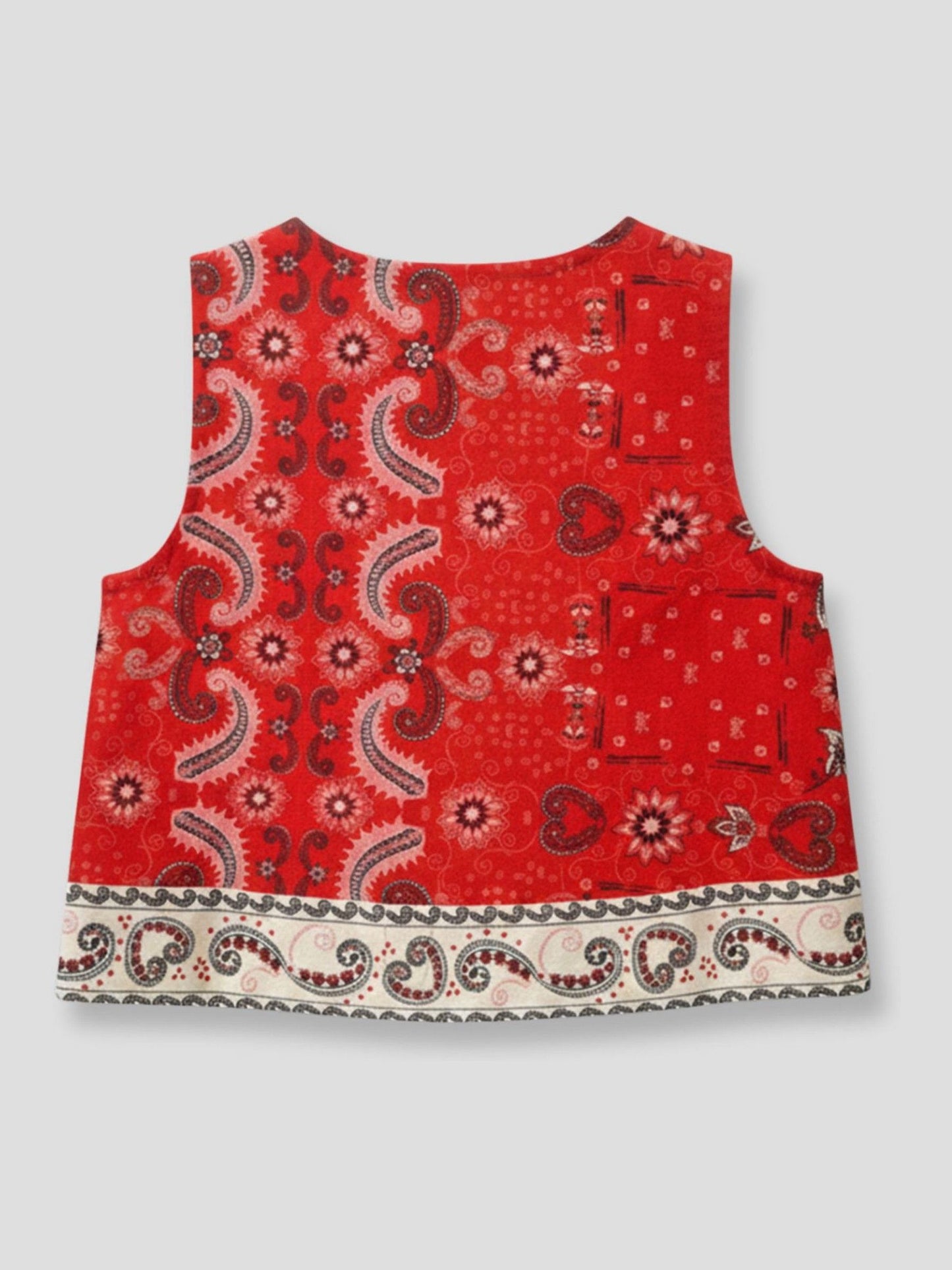 Dsiney Kidz - Angel & Rocket Red Ava Tie Front Bandana Print Top image 8