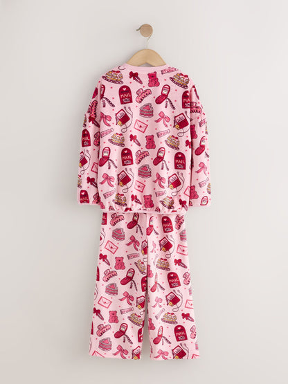 Pink Fleece Cosy Pyjamas (3-16yrs) - image 2