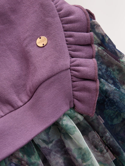 Dsiney Kidz - Laura Ashley Purple Sweat Mock Dress image 9