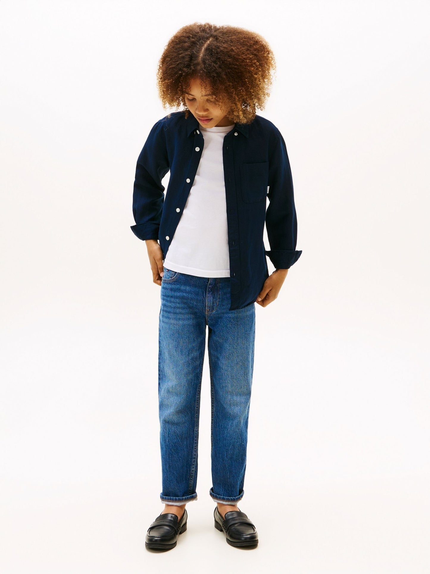 Dsiney Kidz - Tommy Hilfiger Blue Long Sleeve Shirt image 2