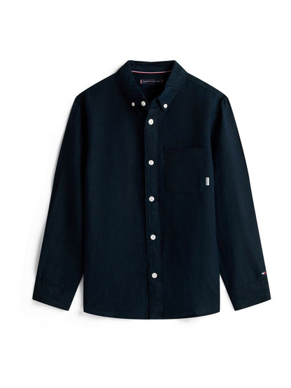 Dsiney Kidz - Tommy Hilfiger Blue Long Sleeve Shirt image 5