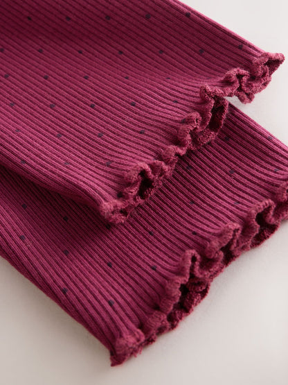 Burgundy Mesh Baby Long Sleeve Tutu Dress (0mths-2yrs) - image 11