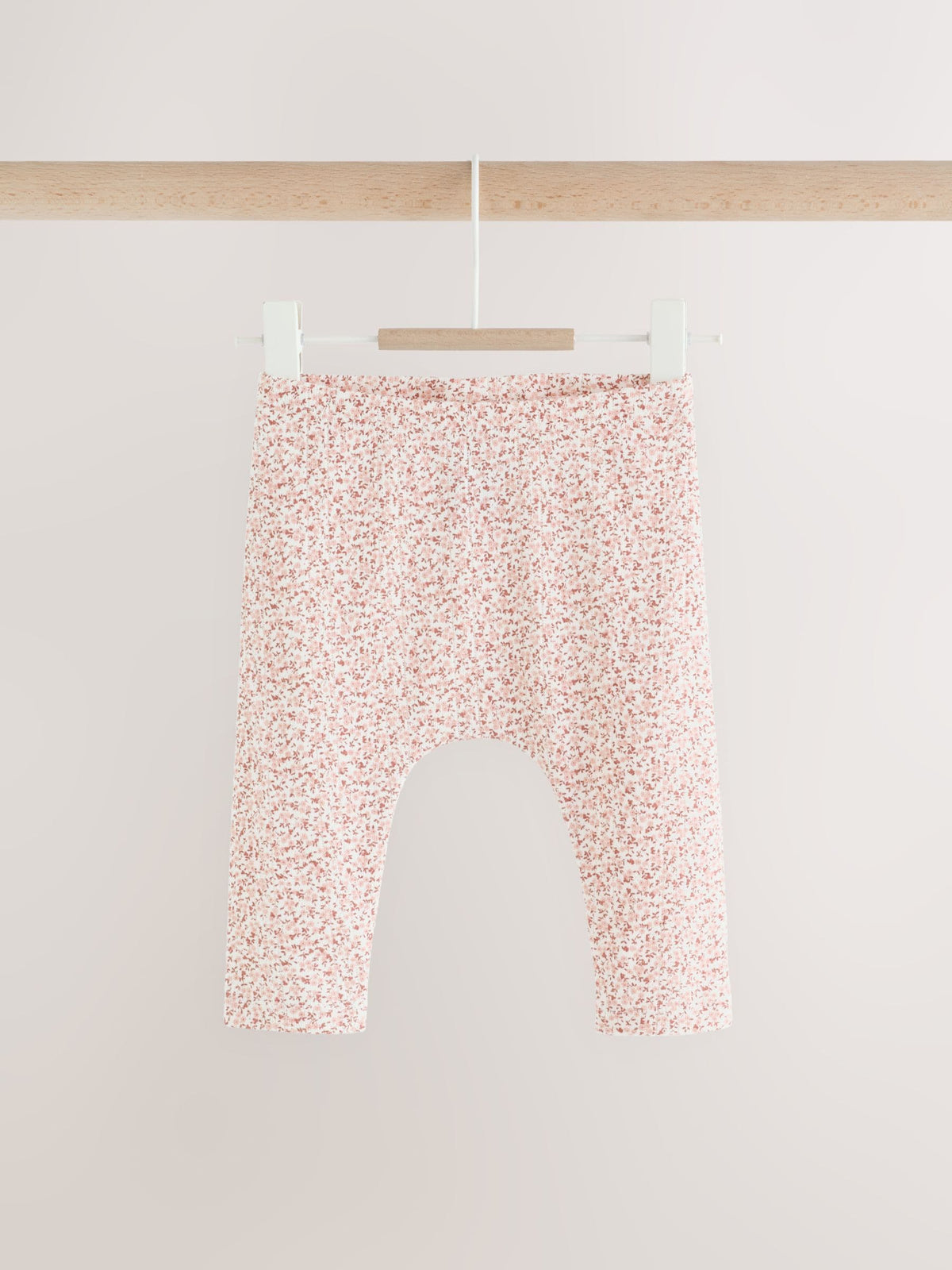 Dsiney Kidz - Mink Brown Ditsy Baby Leggings 5 Pack (0mths-2yrs) image 3