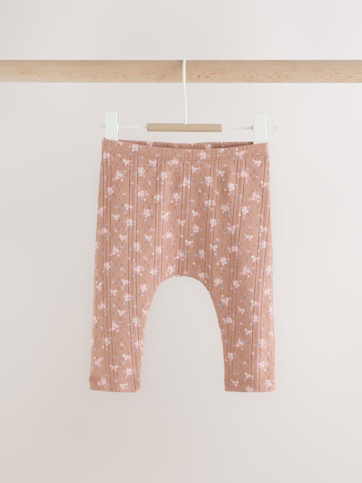 Dsiney Kidz - Mink Brown Ditsy Baby Leggings 5 Pack (0mths-2yrs) image 4