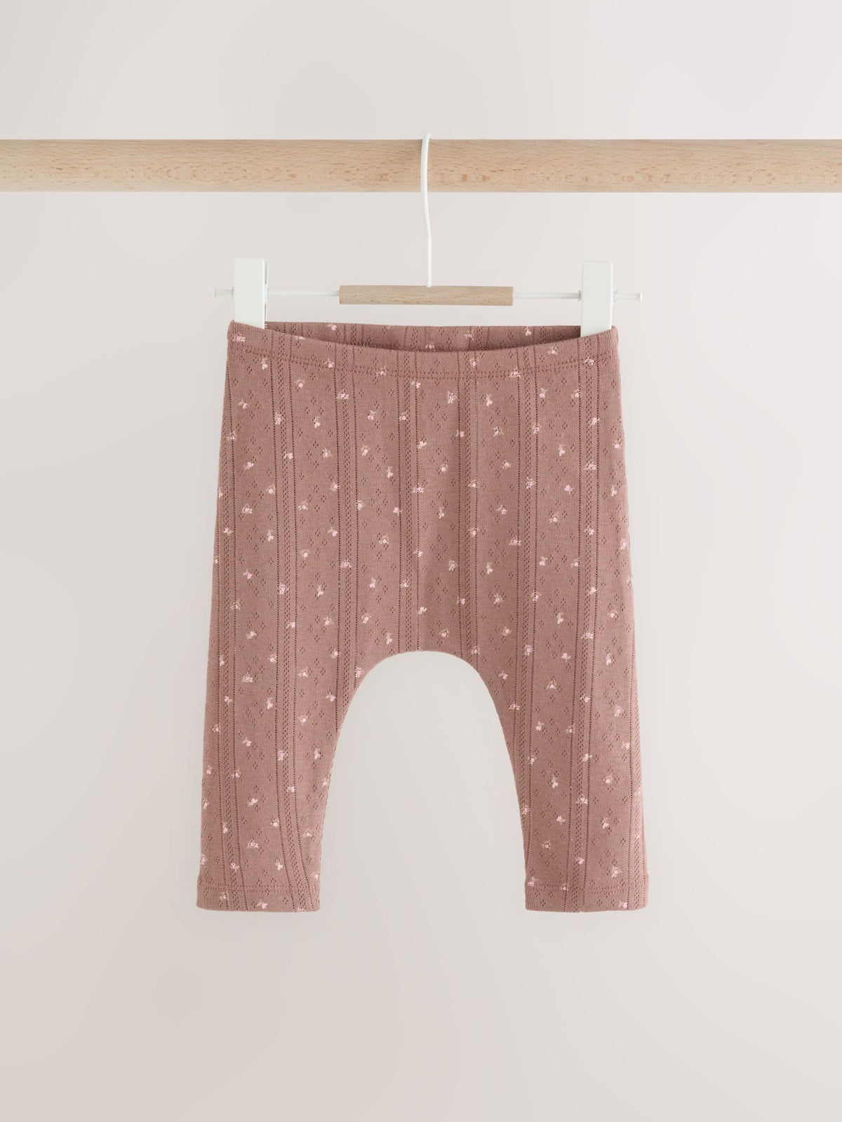 Dsiney Kidz - Mink Brown Ditsy Baby Leggings 5 Pack (0mths-2yrs) image 6