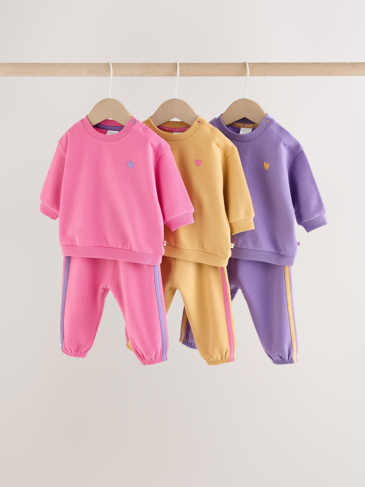 Purple Sweat and Jogger Baby 6 Piece Set (0mths-2yrs) - image 1