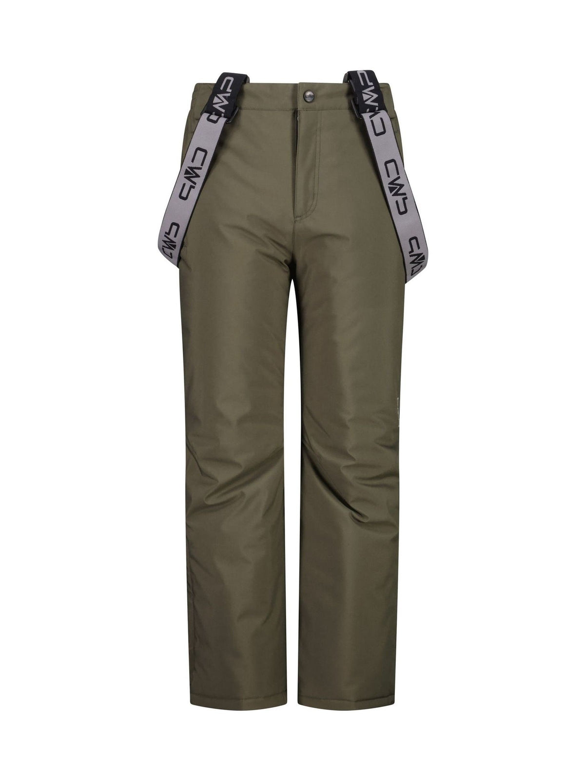 CMP Green Technical Twill Waterproof Ski Salopette Trousers - image 1