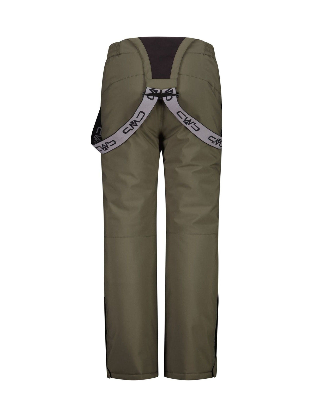 CMP Green Technical Twill Waterproof Ski Salopette Trousers - image 2